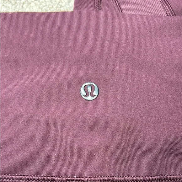 Lululemon Burgundy High-Waisted Leggings - Picture 2 of 8